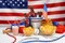 3 Rolls Patriotic Star Ribbon Set – 15 Yards Sparkly Red White & Blue USA 250th Anniversary Fabric Ribbon for 4th of July, Memorial Day, Veterans Day & Party Decorations, Gift Wrapping & DIY Crafts